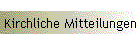 Kirchliche Mitteilungen